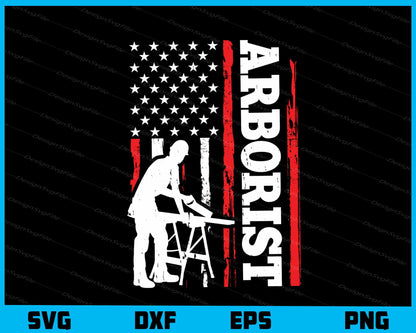 Arborist Carpenter American Flag Svg Cutting Printable File  - Premium Cutting Files in SVG, PNG & EPS Formats - Premium SVG Cutting Files for Crafts