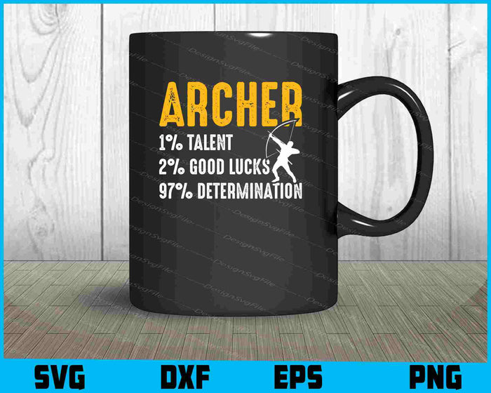 Archer 1% Talent 2% Good Lucks SVG