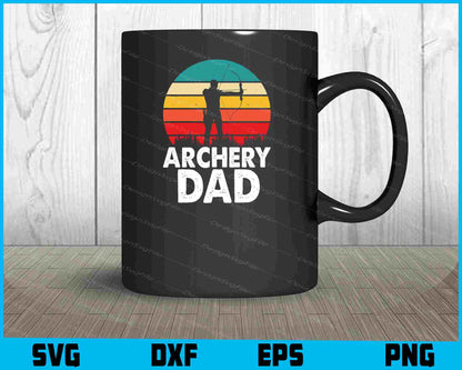 Archery Dad Vintage SVG