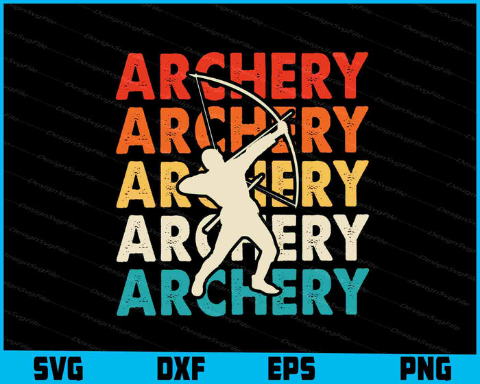 Archery Retro Vintage SVG