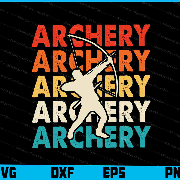 Archery Retro Vintage SVG