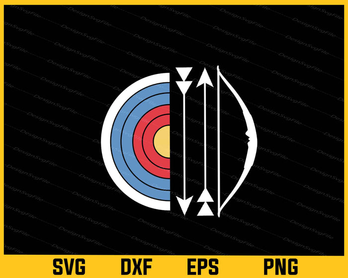 Archery Vintage Svg Cutting Printable File  - Premium Cutting Files in SVG, PNG & EPS Formats - Premium SVG Cutting Files for Crafts