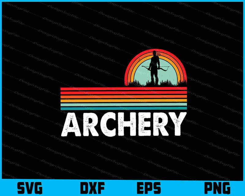 Archery Vintage SVG