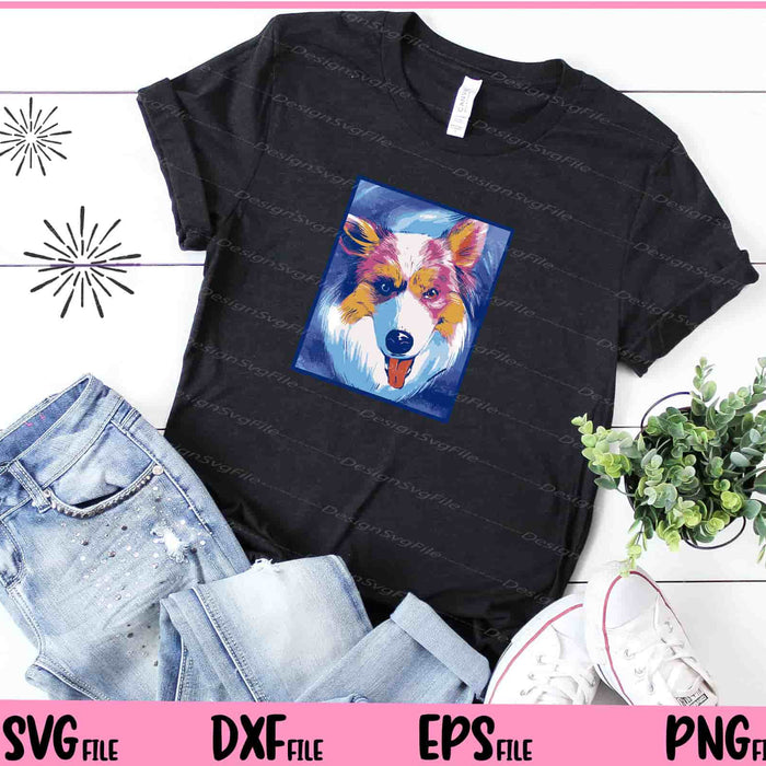 Australian Shepherd Dog Svg Cutting Printable Files  - Premium Cutting Files in SVG, PNG & EPS Formats - Premium SVG Cutting Files for Crafts