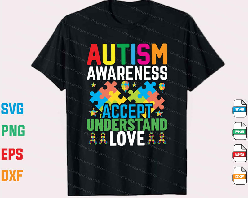 Autism Awareness Accept Understand Love vintage t shirt