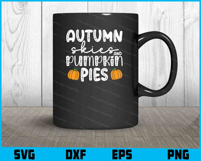 Autumn Leaves & Pumpkins Please SVG PNG Digital Printable File  - Premium Cutting Files in SVG, PNG & EPS Formats - Premium SVG Cutting Files for Crafts