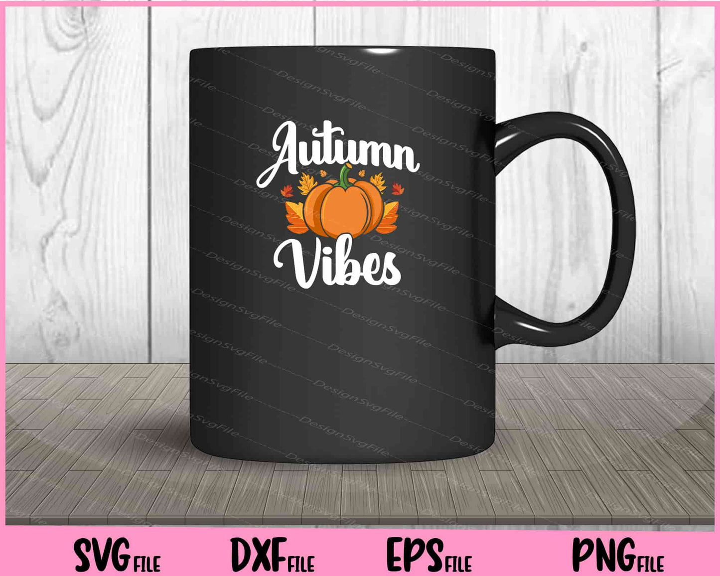 Autumn Vibes Pumpkin Svg Cutting Printable Files  - Premium Cutting Files in SVG, PNG & EPS Formats - Premium SVG Cutting Files for Crafts