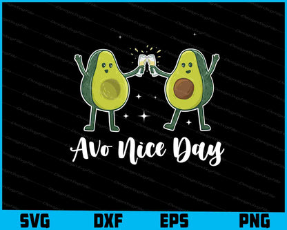 Avo Nice Day Avocado SVG