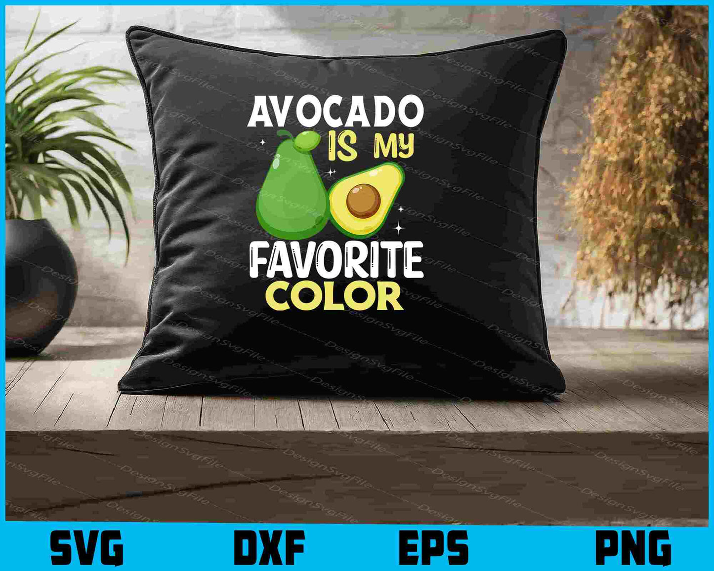 Avocado Is My Favorite Color SVG