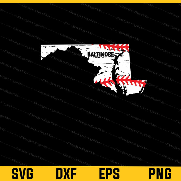 BALTIMORE Softball Svg Cutting Printable File  - Premium Cutting Files in SVG, PNG & EPS Formats - Premium SVG Cutting Files for Crafts