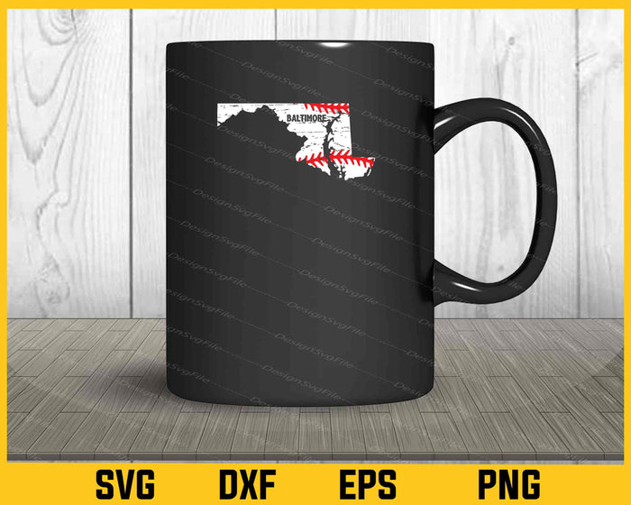BALTIMORE Softball Svg Cutting Printable File  - Premium Cutting Files in SVG, PNG & EPS Formats - Premium SVG Cutting Files for Crafts