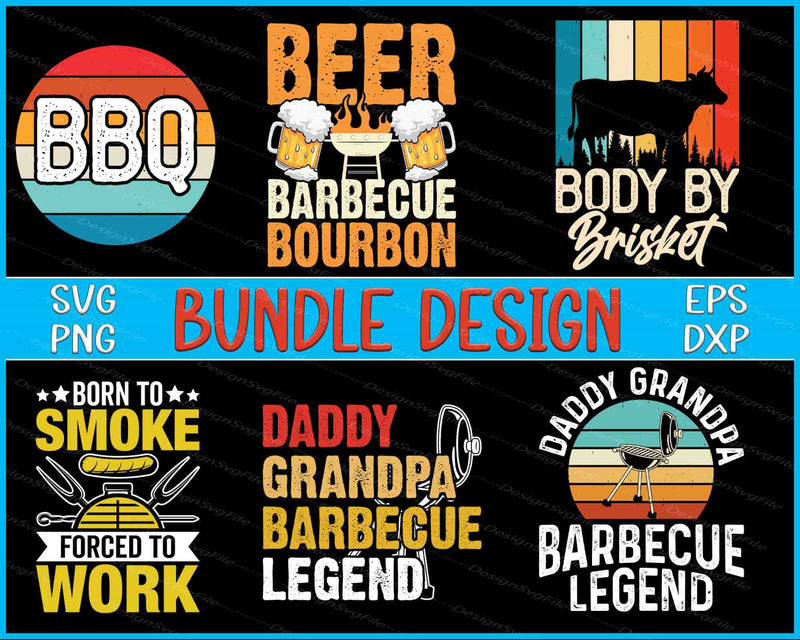BBQ Bundle SVG Beer Barbecue PNG