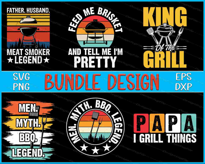 BBQ Bundle SVG Smoker PNG