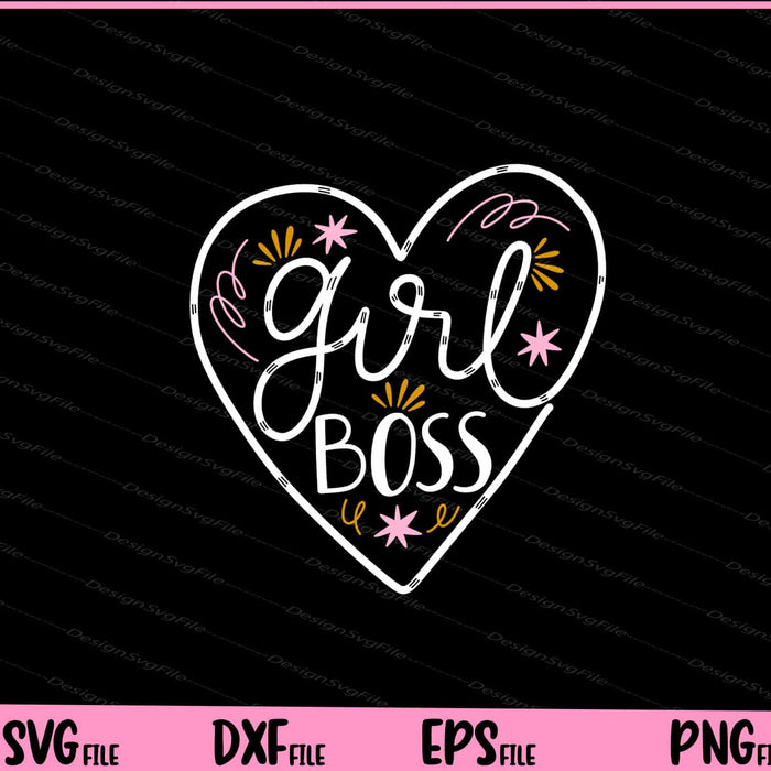 Baby Shower Girl Boss Svg Cutting Printable Files  - Premium Cutting Files in SVG, PNG & EPS Formats - Premium SVG Cutting Files for Crafts