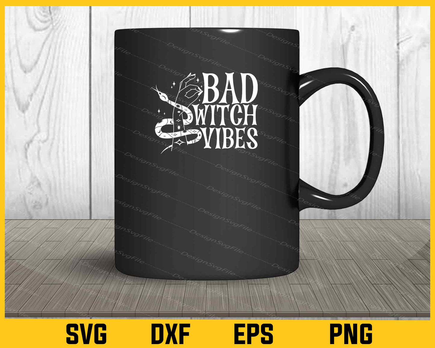 Bad Witch Vibes Svg Cutting Printable File  - Premium Cutting Files in SVG, PNG & EPS Formats - Premium SVG Cutting Files for Crafts