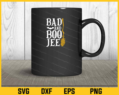 Bad & Boo jee Halloween Svg Cutting Printable File  - Premium Cutting Files in SVG, PNG & EPS Formats - Premium SVG Cutting Files for Crafts