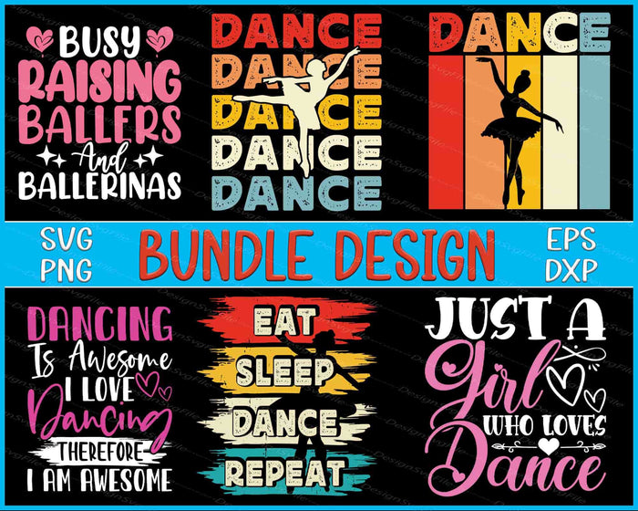 Ballet Bundle SVG Dance PNG