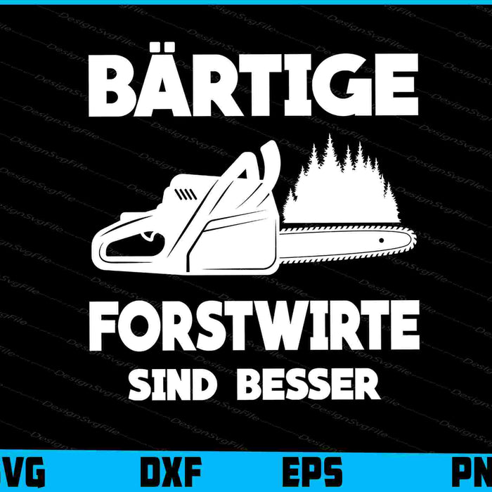 Bärtige Forstwirte Sind Besser