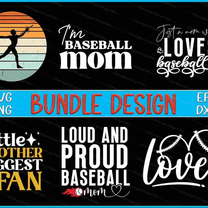 Baseball Bundle SVG Baton Twirling PNG