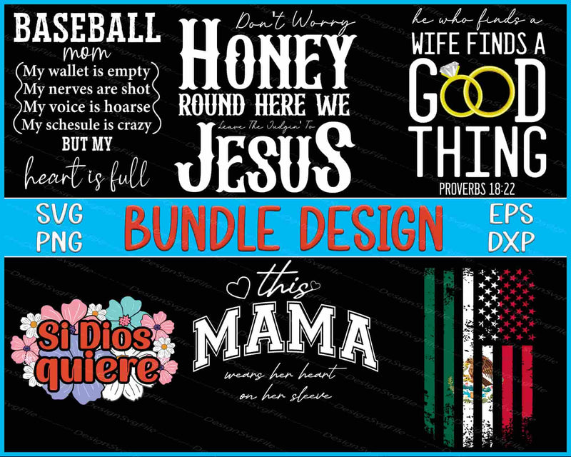 Collection of various text-based graphics with different designs on a black background.
