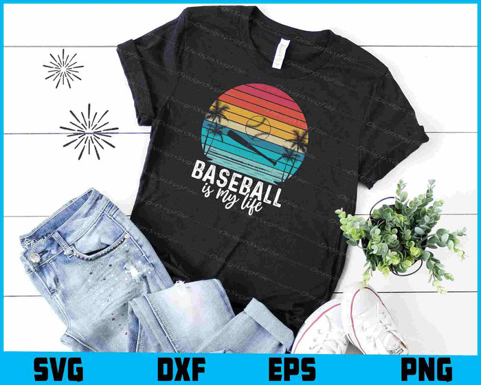 Baseball Is My Life Summer SVG