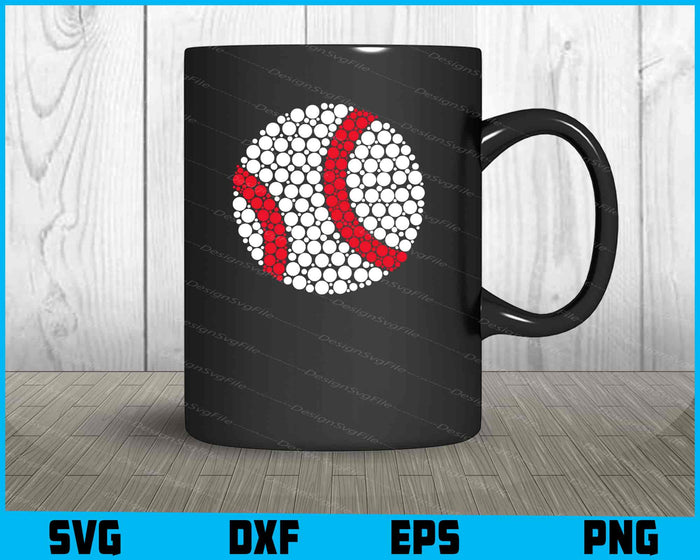 Baseball Polka Dots Funny