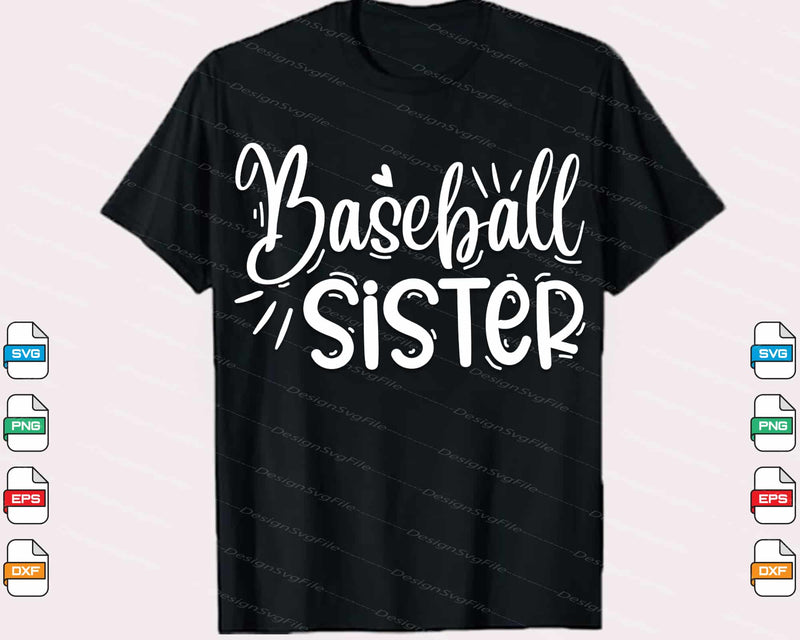 Baseball Sister t shirt