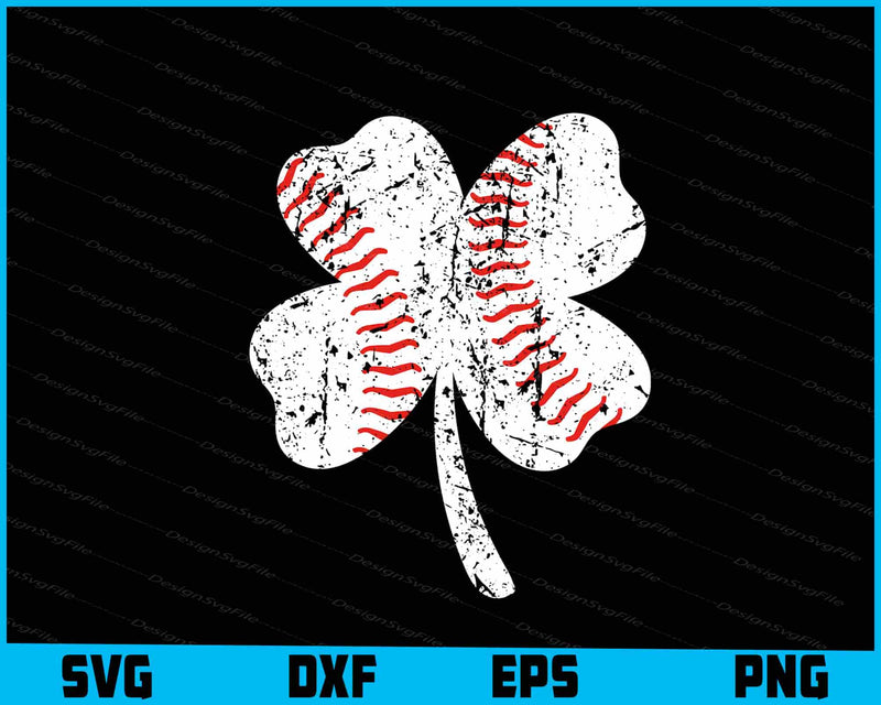 Baseball St Patricks Day SVG