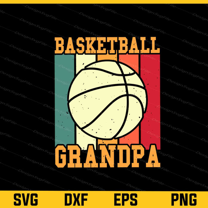 Basketball Player Grandpa Svg Cutting Printable File  - Premium Cutting Files in SVG, PNG & EPS Formats - Premium SVG Cutting Files for Crafts