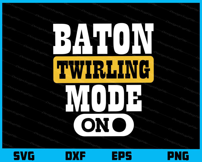 Baton Twirling Mode On Svg Cutting Printable File  - Premium Cutting Files in SVG, PNG & EPS Formats - Premium SVG Cutting Files for Crafts