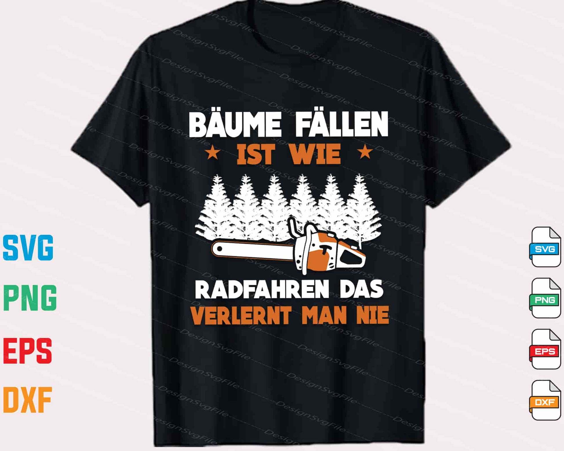 Bäume Fällen Ist Wie Radfahren Das Svg Cutting Printable File  - Premium Cutting Files in SVG, PNG & EPS Formats - Premium SVG Cutting Files for Crafts