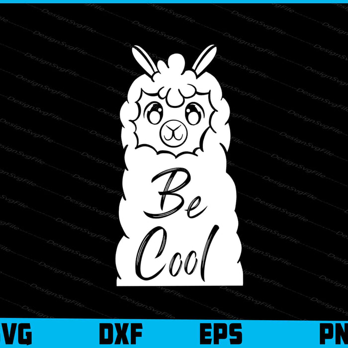 Be Cool Llama SVG, Animals PNG