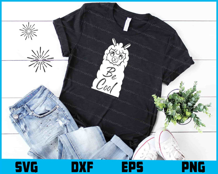Be Cool Llama SVG, Animals PNG