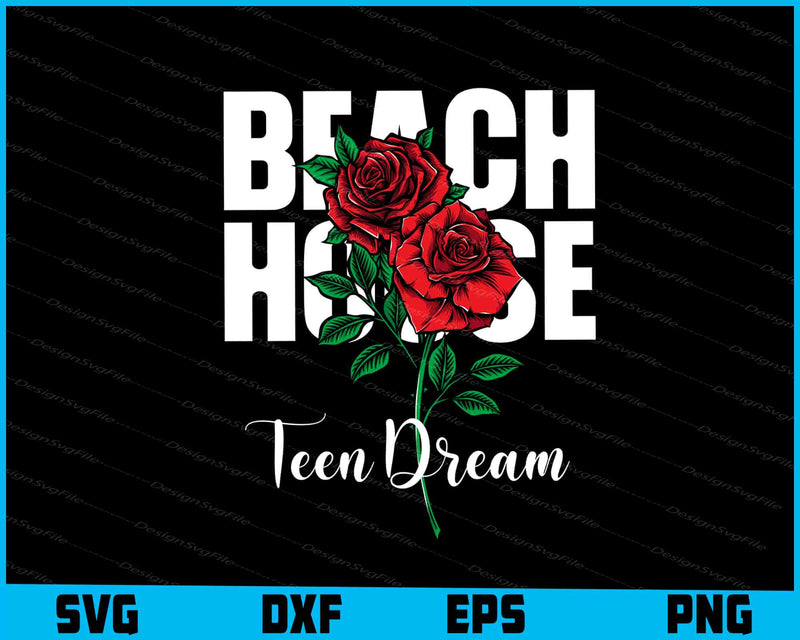 Beach House Teen Dream SVG