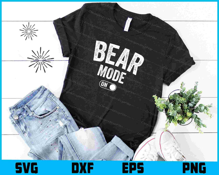 Bear Mode On SVG, Animals PNG