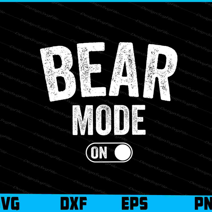 Bear Mode On SVG, Animals PNG