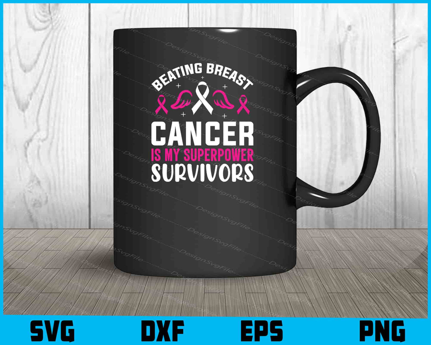 Beating Breast Cancer Is My Superpower Svg Cutting Printable File  - Premium Cutting Files in SVG, PNG & EPS Formats - Premium SVG Cutting Files for Crafts