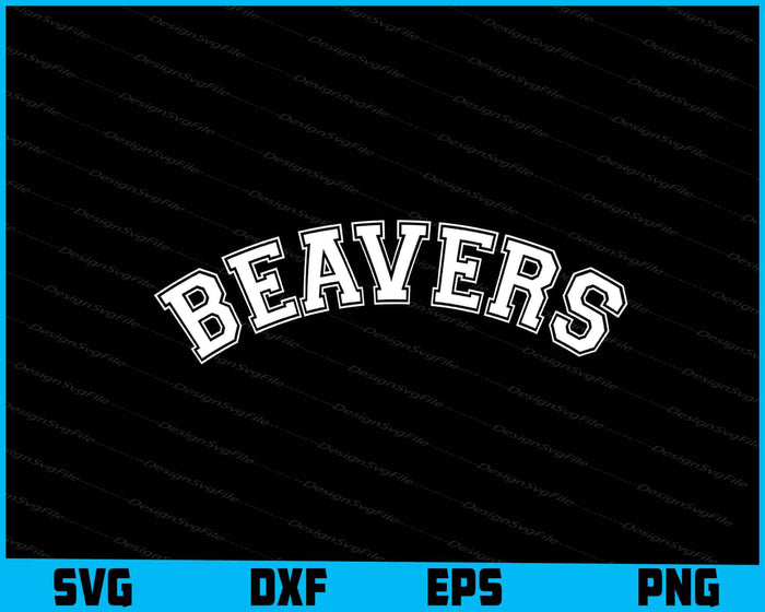 Beavers SVG, School Shirt, Animals PNG
