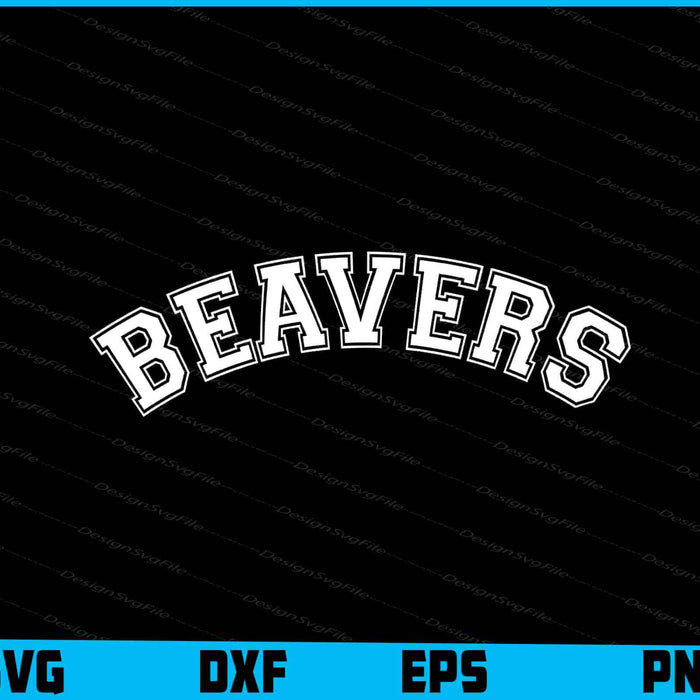 Beavers SVG, School Shirt, Animals PNG