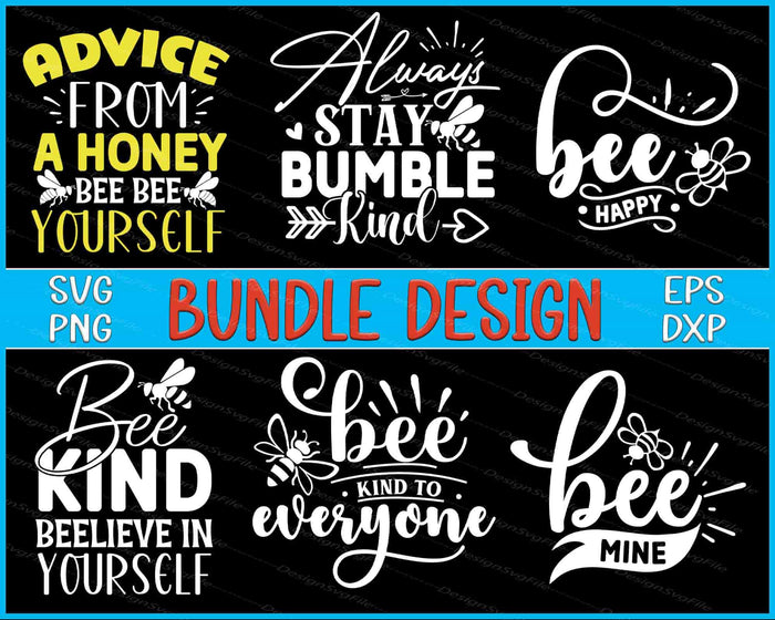 Bee Kind Bundle SVG Bee Bee PNG