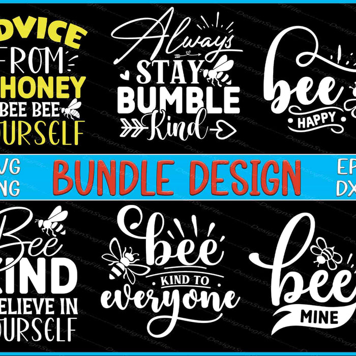 Bee Kind Bundle SVG Bee Bee PNG