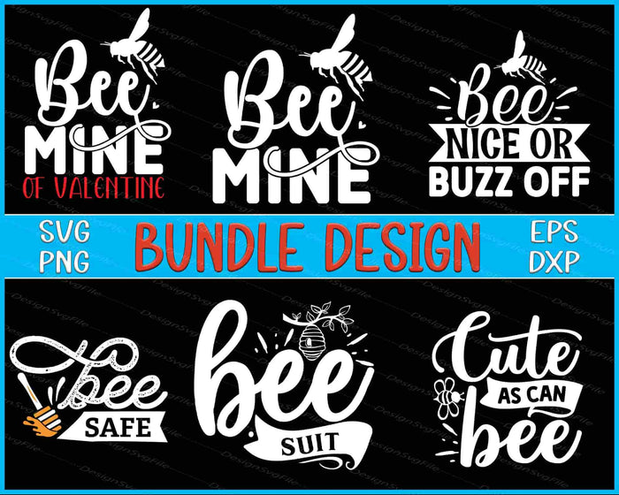 Bee Kind Bundle SVG Bee PNG