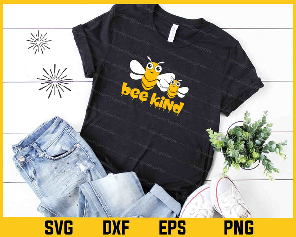 Bee Kind Funny Svg Cutting Printable File