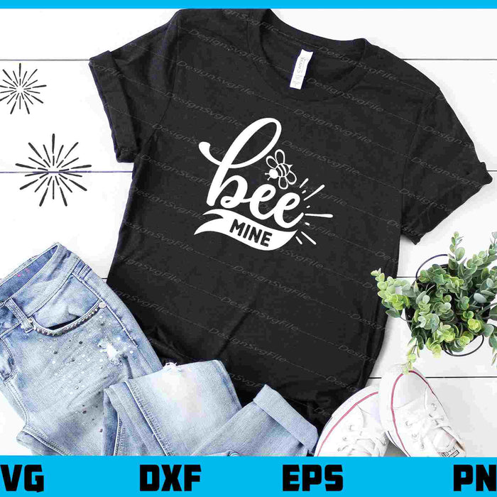 Bee Mine Svg Cutting Printable File  - Premium Cutting Files in SVG, PNG & EPS Formats - Premium SVG Cutting Files for Crafts
