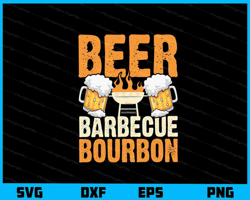 Beer Barbecue Bourbon Svg Cutting Printable File  - Premium Cutting Files in SVG, PNG & EPS Formats - Premium SVG Cutting Files for Crafts