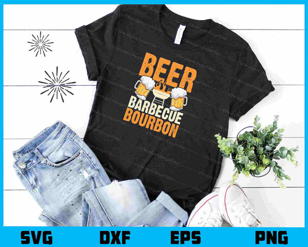 Beer Barbecue Bourbon t shirt
