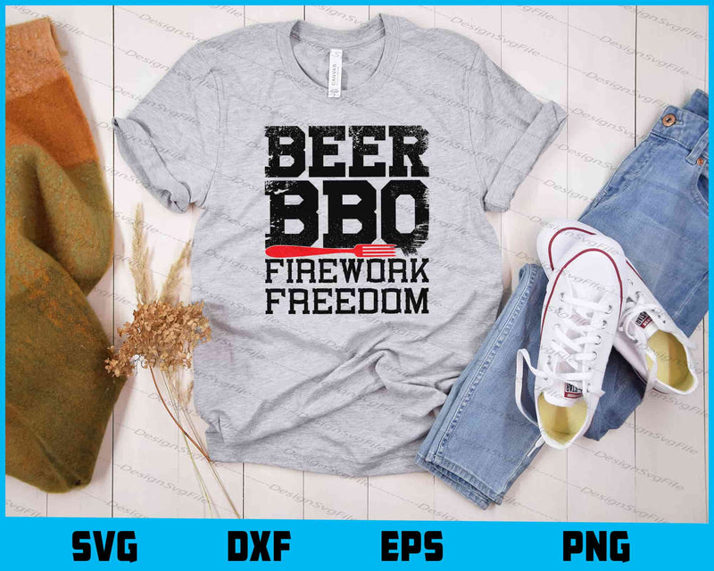 Beer Bbq Firework Freedom Svg Cutting Printable File  - Premium Cutting Files in SVG, PNG & EPS Formats - Premium SVG Cutting Files for Crafts