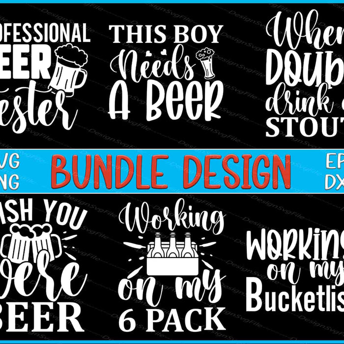 Beer Bundle SVG Beer Tester PNG
