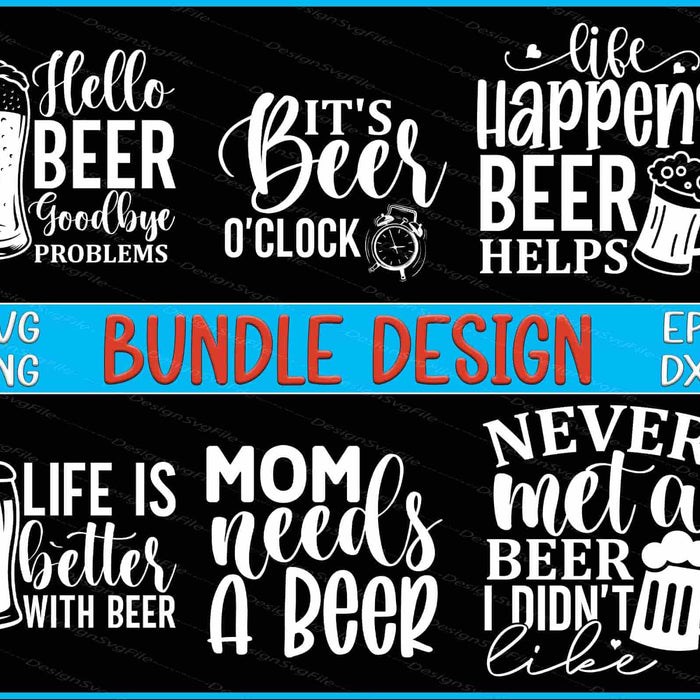 Beer Bundle SVG Drink PNG