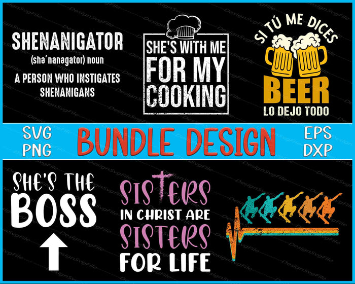 Beer Bundle SVG, Chef & Cook PNG Bundle Patrick Day
